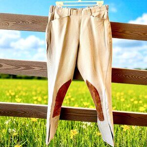 The Tailored Sportsman Vintage Equestrian English Breeches Knee Patch 30" waist